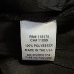 Komarov Black Charmeuse Evening Cocktail Dress with Jacket Size Small New Photo 5