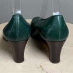 Coach  Vintage Green Leather Pump Heels Shoe Size 6 M Photo 6