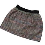 Eight Sixty Metallic Holiday Party Silk Blend Mini Skirt Photo 8