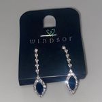 Windsor Silver and Black Drop Earrings Photo 0