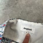 Desigual High Waisted tweed saylor shorts fringe sz S Photo 6