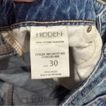 Hidden Jeans Ripped High Waist Ankle Straight Leg Jeans Blue Size 30 Photo 6