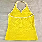 Y2K Yellow Halter Neck Tank Top XS Photo 3