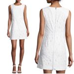 Diane Von Furstenberg  Carpreena Burgundy Lace Floral Sleeveless Dress Size 8 Photo 2