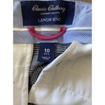 Lands End Womens 10 Classic Clothing‎ Black Plaid Shorts Heritage Quiet Luxury Brown Photo 6