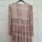 Rococo Sand Etre Metallic Maxi Dress Pink Multi Size L Photo 7
