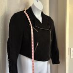 Torrid  FAUX SUEDE FRINGE MOTO JACKET SZ: 10 Photo 3