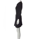 Adolfo Vintage 70s 80s Black Shift Dress with Removable or Adjustable Dickey szL Photo 1
