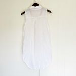 C&C California C & C CALIFORNIA Linen Collar Sleeveless Button Down Tunic Medium Photo 2