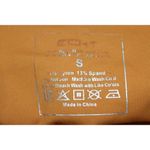 ECHT Womens Yellow Nylon Spandex High Waisted Cropped Scrunch Leggings Size S Photo 3