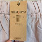 Thread and Supply NEW! Size LARGE Blush Pink Nude Elastic Waist Shorts Tencel Photo 1