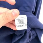 Universal Standard Peachy Terry Half Zip Pullover Vintage Blue Long Sleeve 3XS Photo 5