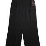 French Connection Black Wide Leg Trousers Pants Size Small NWT Office Preppy Photo 0