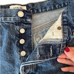 AGOLDE Parker Organic Cotton Denim Jean Shorts Button Fly Cut Off 28 Photo 6