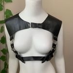 Black Shoulder Harness Bondage O Ring New Photo 6
