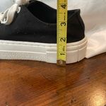 Mad love  Women's Casual Black Canvas Platform Sneakers Size 9 Photo 1