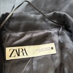 ZARA NWT Navy Tailored Suit Blazers Gold Embellished Buttons 2243/683/400 Smal Photo 4