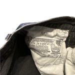 Levi's  Charcoal High Waist Distressed Jean Shorts Photo 4