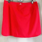 Adidas  Golf Skort Tennis Athletic Elastic Waist Pull On Logo Neon Pink 6 Photo 5