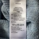 Madewell Sweater Alpaca-Blend Deep V-Neck Long Sleeve Hthr Blue Jeans M Photo 8