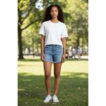 American Eagle  Super Stretch Hi-Rise Shortie Denim Shorts Size 2 Photo 10