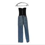 RtA Ames Denim Jean Black Bustier Jumpsuit in Gallo Blue Size XXS NWT Photo 4
