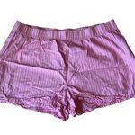 Primark  Pink Striped High Waist Women's Pajama Shorts Photo 0