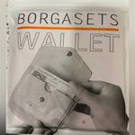 Borgasets Mini Lavender Leather Trifold Women's Wallet New with Tags Purple Photo 5