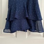 Japna Navy Blue White Polka Dot Romper Size S Photo 4