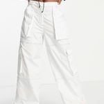 The Ragged Priest NWT White Cargo Pants Wide Leg Size Medium Photo 10