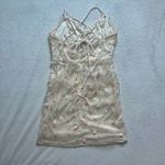 Le lis ˚₊‧꒰ა NWT cream mesh mini dress with flower embroidery ໒꒱ ‧₊˚ Photo 1