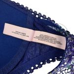 Victoria's Secret  Lace Bralette Blue XS Romantic‎ Lingerie Y2K Photo 4