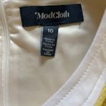 Modcloth  Retro Style 60s Inspired Dress Yellow Mini Shift Womens Size 10 Photo 5