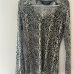 Norma Kamali  small animal print blouse S Photo 2