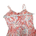 5|48  women's maxi dress size large coral blue and pink‎ Photo 10