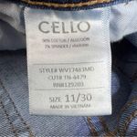 Cello Size 11/30 Distressed Ripped Torn Cropped Straight Leg Jeans w/5 Pockets Photo 13