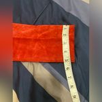 Yvonne & Marie 100% Authentic Leather Zipper Down Jacket Red Size 6 Photo 6