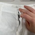 Joie  Womens White Linen Mid Thigh Cargo Shorts Size 8 minimalist Photo 7