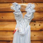 Mac Duggal NWT 67911 Ruffled Tiered Cut Out Chiffon Gown Dress Blue 2 Photo 11