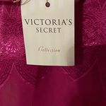 Victoria's Secret NWT   GOLD COLLECTION Fuchsia Sheer PAJAMA TUNIC TOP WIDE LEG Photo 3