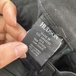 Hudson Jeans Womens 25 Black Krista Super Skinny Coated Stretch Denim Pants Photo 4