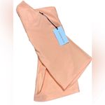 We Wore What Nwt  Lace Up Biker Bike Shorts Size Extra Small Peach Cobbler Photo 5