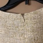 Antonio Melani Winnie Tweed Linen Cap Sleeve Belted Dress Tan 8 Photo 6