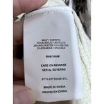 Skylar + Jade Sweater Women Medium Cream Gray Floral Knit Long Sleeve Sèzane Photo 3