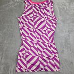 Nike  Pro Tank‎ Top Womens Size Small Fitted Sleeveless Dri-Fit Purple V-Neck Photo 6