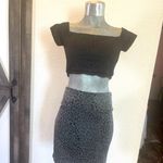 Sequin Hearts Lace Cold Shoulder Crop Top Size 3 (S) Photo 9