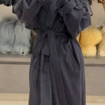 SKIMS  Boyfriend Fleece Oversized Trench Coat Photo 0