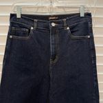 J. McLaughlin Womens Wide Leg Dark Wash Jeans Size 6 High Rise Inseam 30 Photo 1