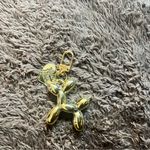 Gold Balloon Dog Keychain Photo 2