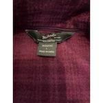 Woolrich  women's fleece vest in a purple plaid pattern woman’s large Photo 4